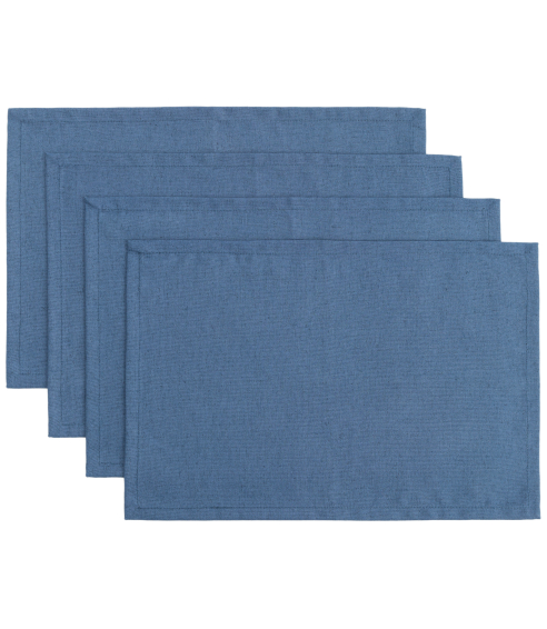 Tischset „Linen royal blue“ 4 stk.. Tischdecke aus Leinen