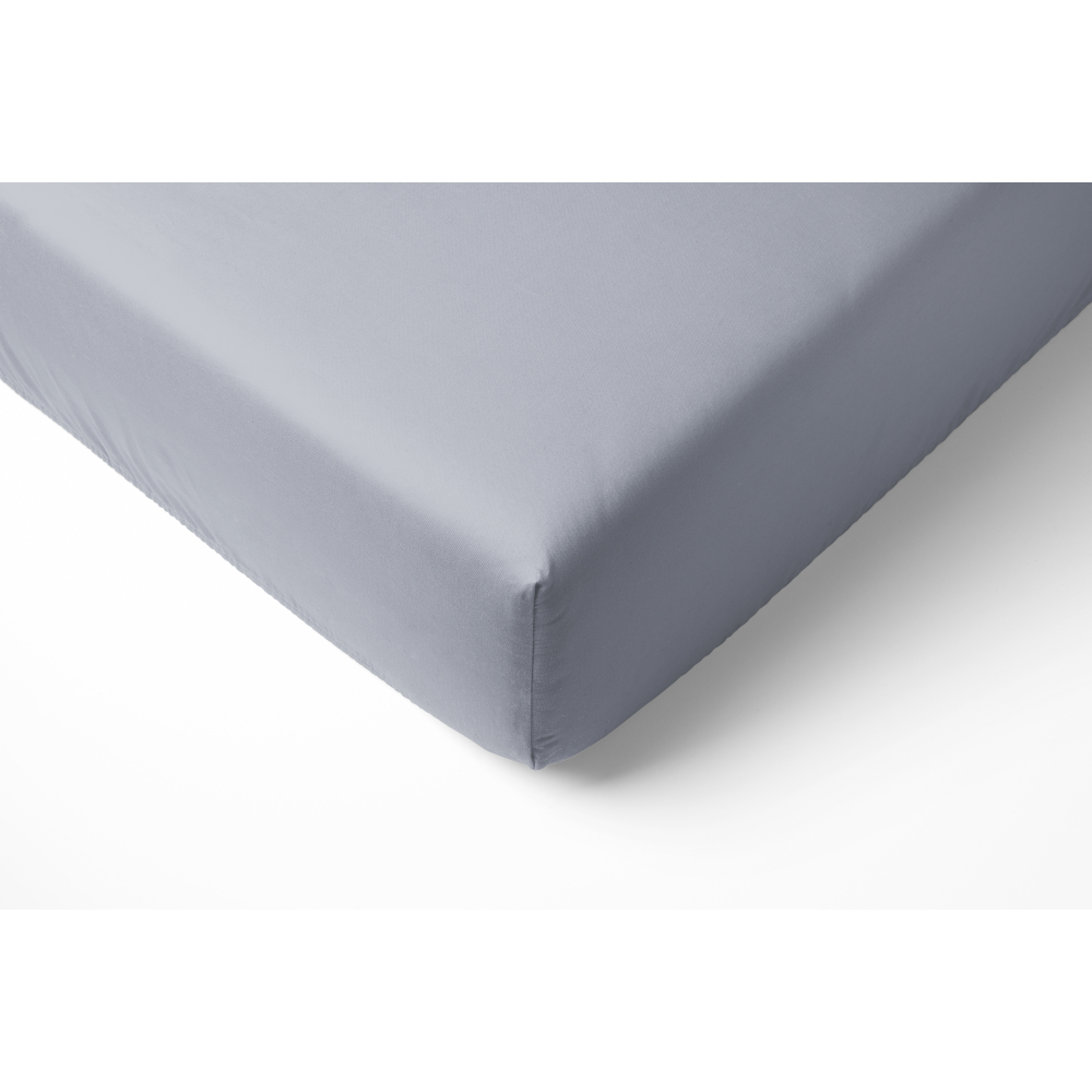 Satin Bettlaken „Classic grey“. Bettlaken ohne gummizug, 150x220 cm, 180x220 cm, 200x220 cm