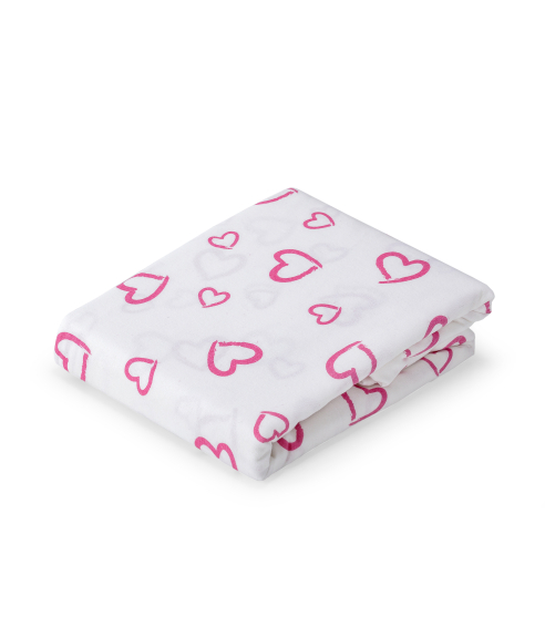 Kinderbettwäsche "Pink love". Babybettwäsche