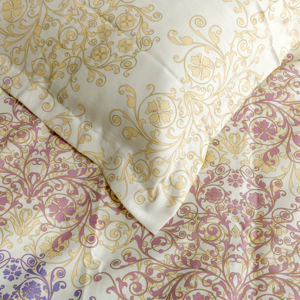 Premium satin bettwäsche set "Flicker". Bettwäsche aus Satin, 135/140x200 cm, 150x200 cm, 155/160x200 cm, 200x200 cm, 200x220 cm