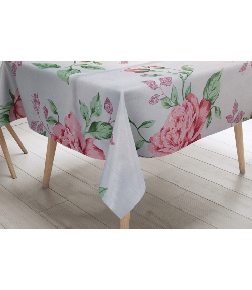 Tischdecke „Roses“. Tischdecken aus Baumwolle