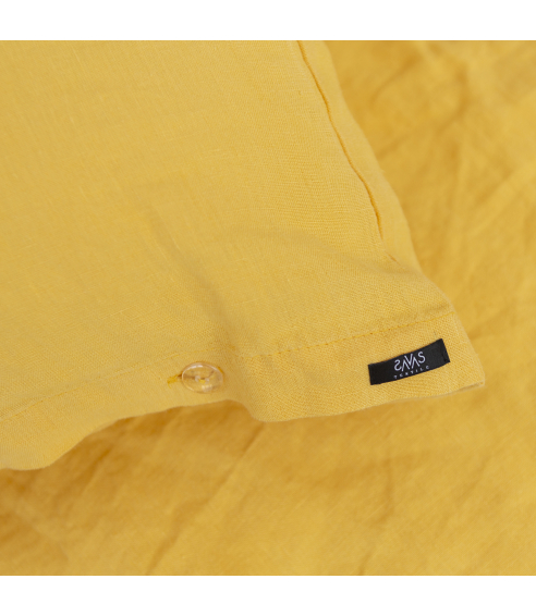 Leinen bettwäsche "Linen yellow“. Leinen Bettwäsche