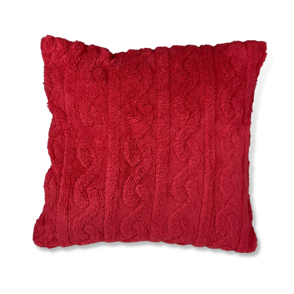 Dekorativer Kissenbezug „Red Jacquard“ 1 Stk.. Kissenhülle