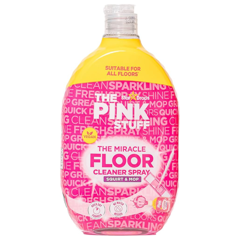 Bodenreiniger „The Pink Stuff miracle floor cleaner“. Reinigungsmittel. Miracle floor cleaner pink stuff, entwickelt für die tiefenreinigung von böden, die einen frischen, lebendigen glanz erhalten