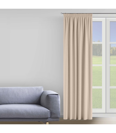 Verdunkelungsvorhang „Beige Curtain“. Vorhänge