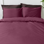 Premium satin bettwäsche set "Cherry". Bettwäsche aus Satin, 140x200 cm, 180x200 cm, 200x200 cm, 200x220 cm