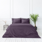 Premium satin bettwäsche set "Mauve". Bettwäsche aus Satin, 135/140x200 cm, 150x200 cm, 155/160x200 cm, 180x200 cm, 200x200 cm, 200x220 cm, 220x240 cm