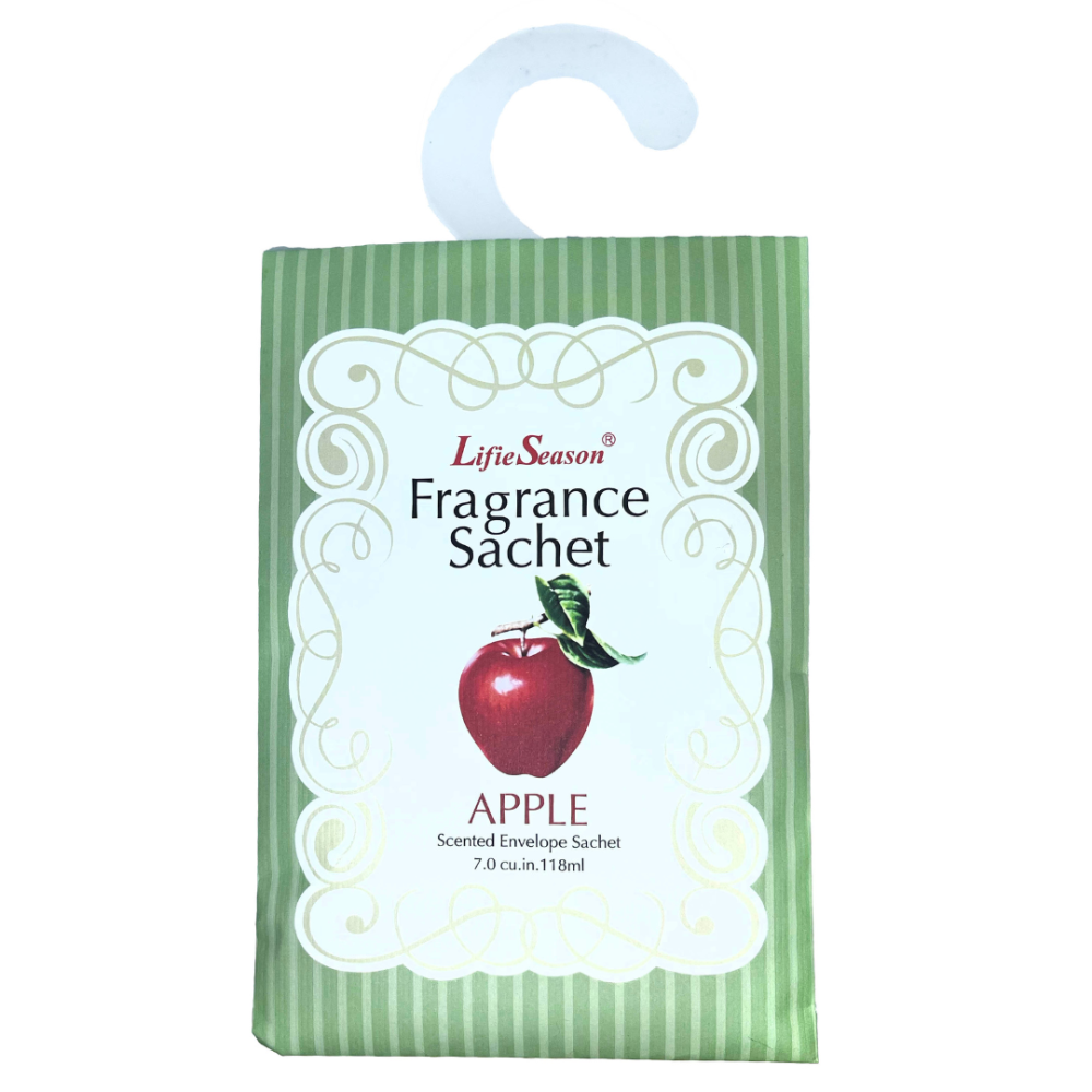 Schrankdüfte "Apple Season". Düfte für die wohnung. Apfelduft-kleiderraum-frischhaltebeutel mit frischem, fruchtigem aroma von reifen äpfeln.