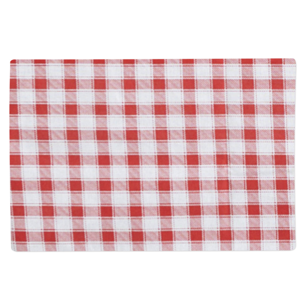 Tischset „Picnic placemat“ 1 stk.. Tischdecke aus Leinen, 30x45 cm. Verspielte rot-weiße karomuster auf tischsets, die wärme und gemütlichkeit verleihen.